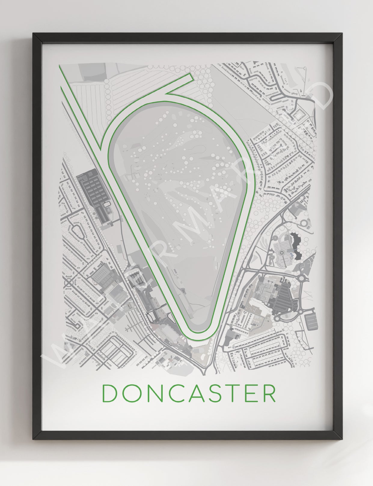 Doncaster Racecourse - Digital Abstract Print