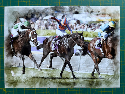 High Chaparral Racecourse Print - A3