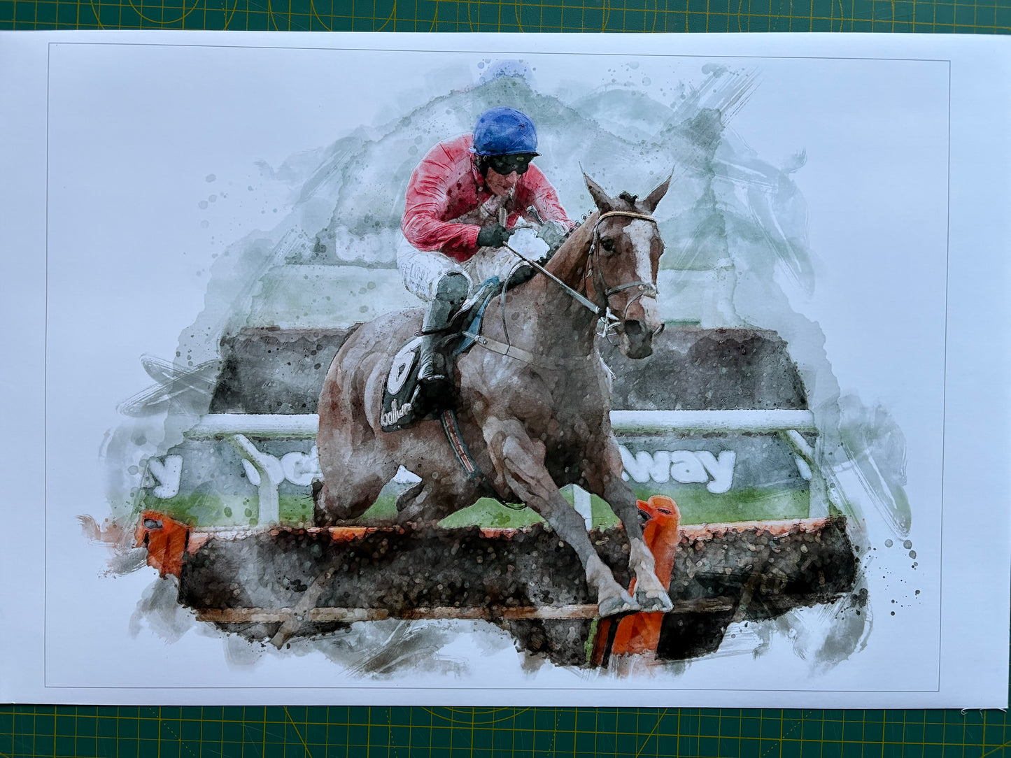 Samcro Racehorse Print - A3