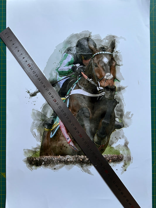 Altior Racehorse Print - A3