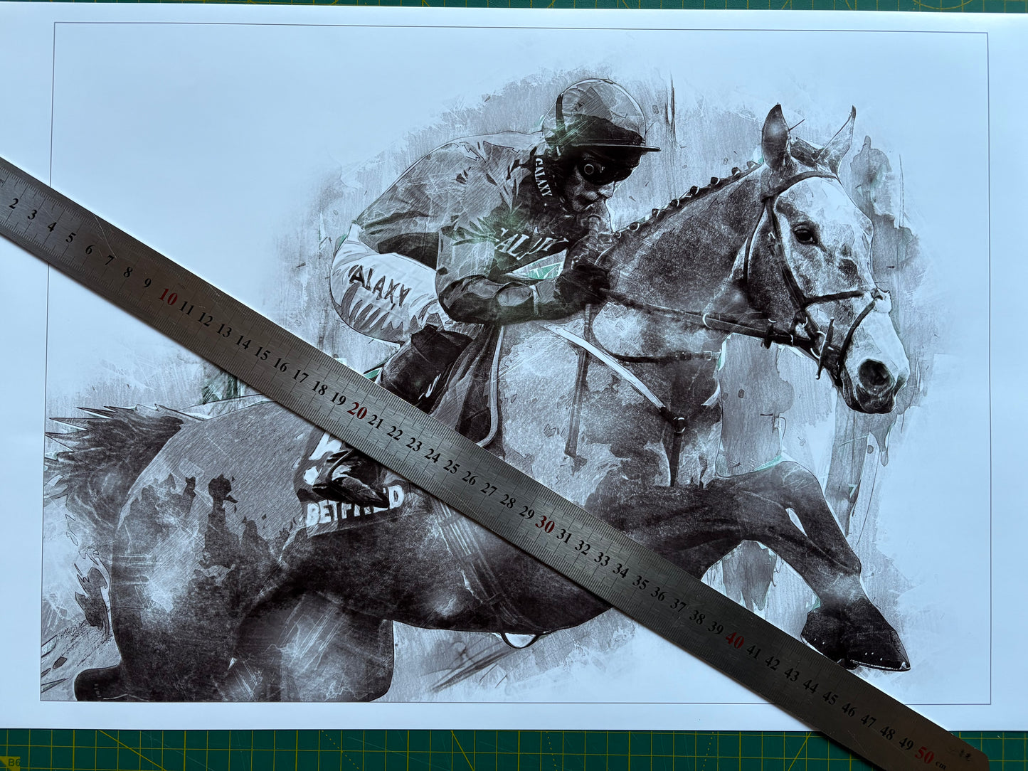 Bristol De Mai Racehorse Print - A3