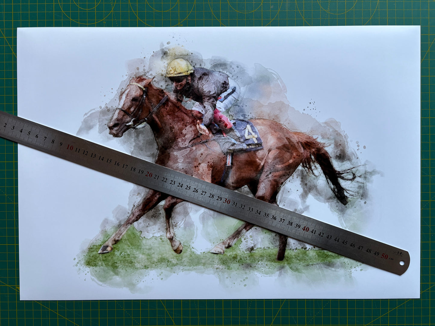 Stradivarius Racehorse Print - 48 x 33cm