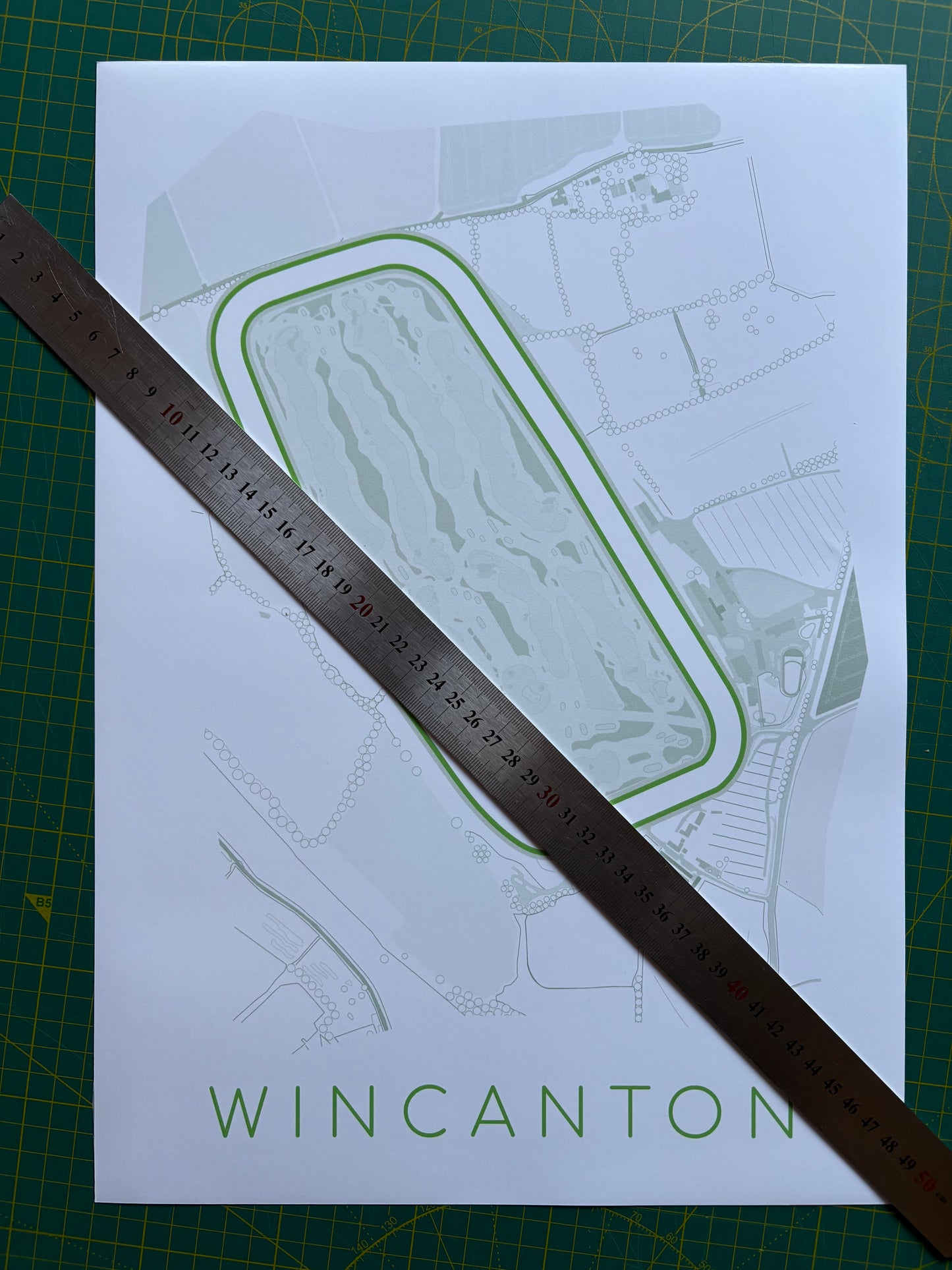 Wincanton Racecourse Print - A3