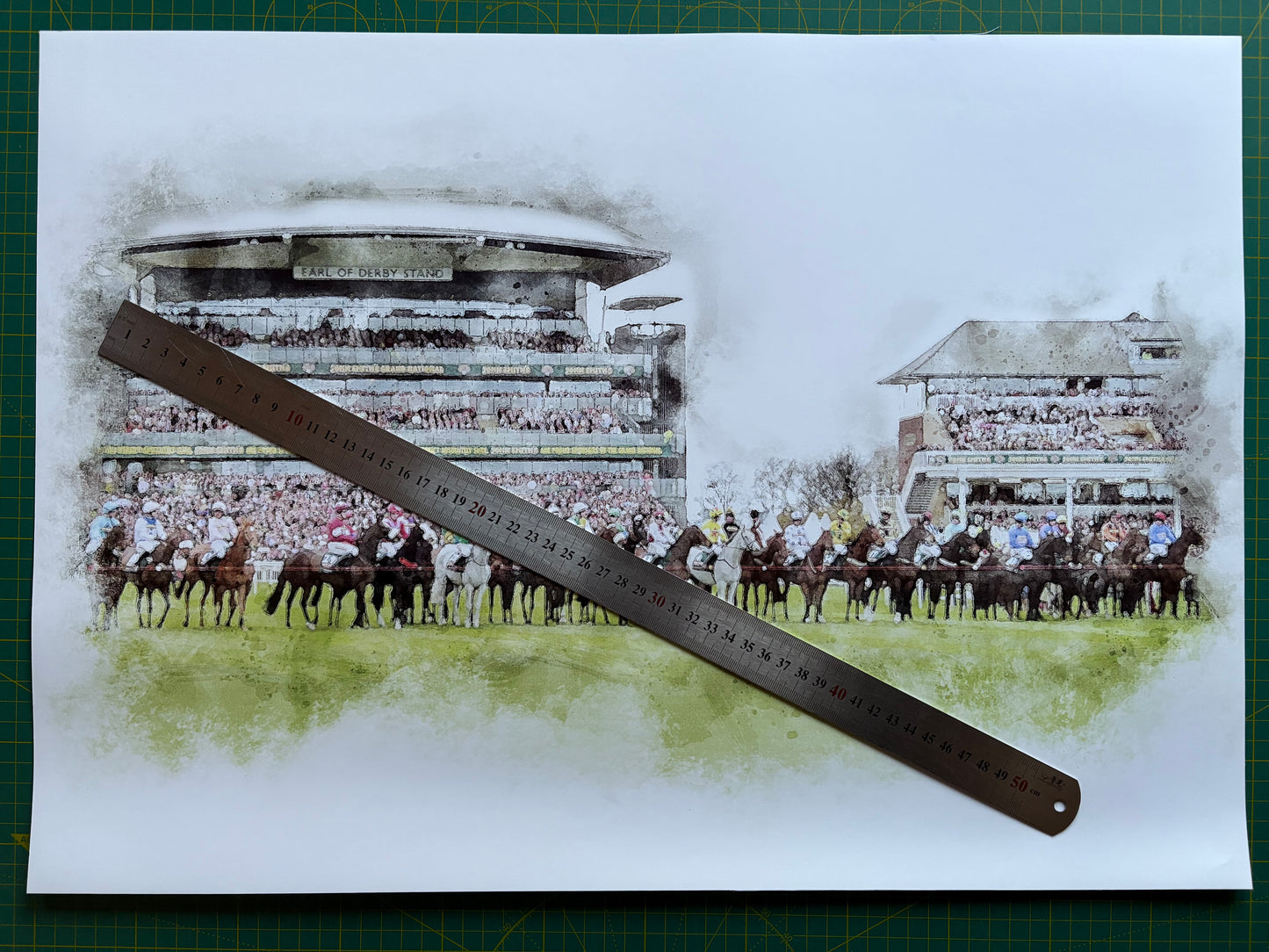 Grand National Racehorse Print - A2