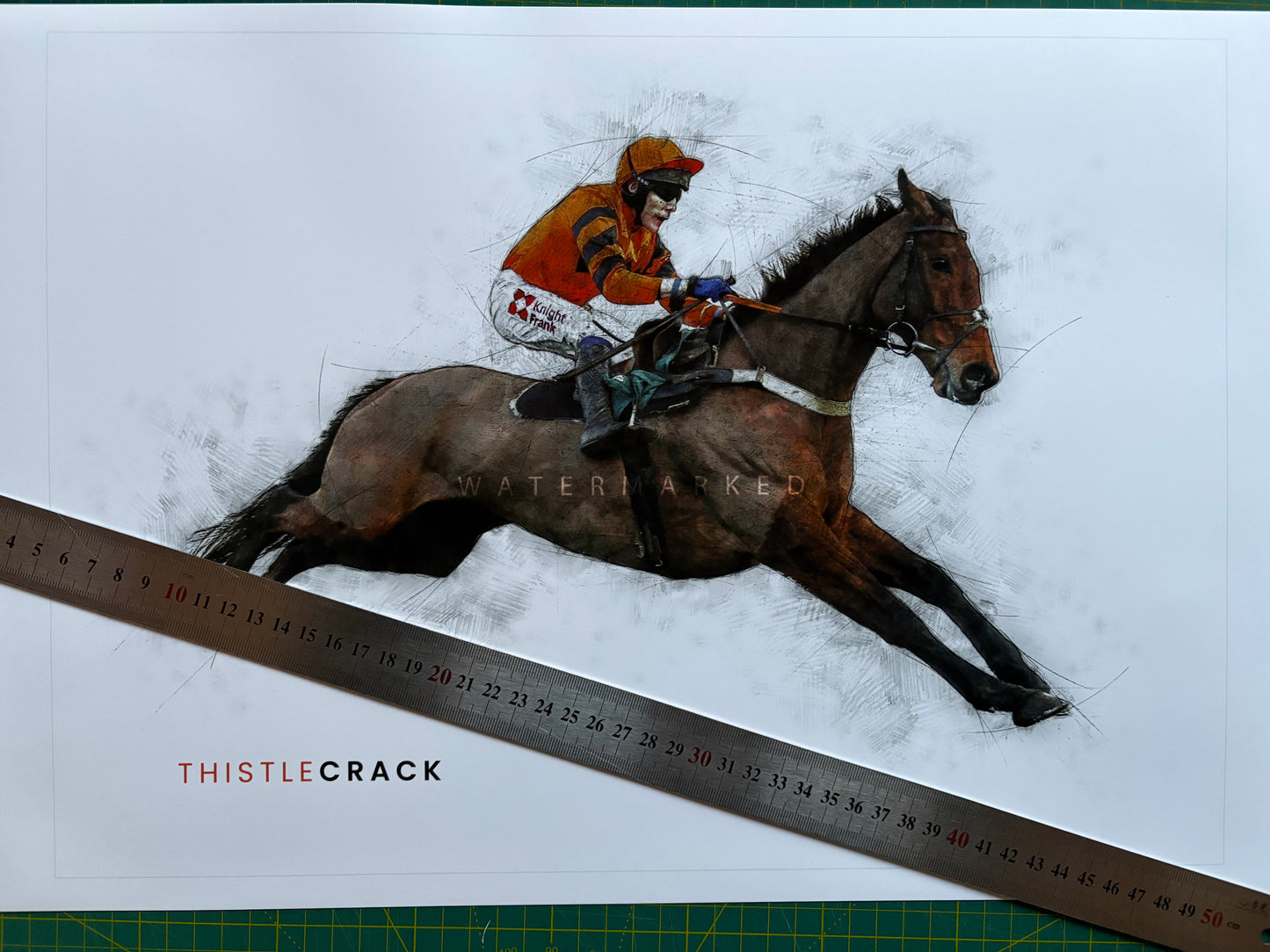 Thistlecrack Racehorse Print - A3