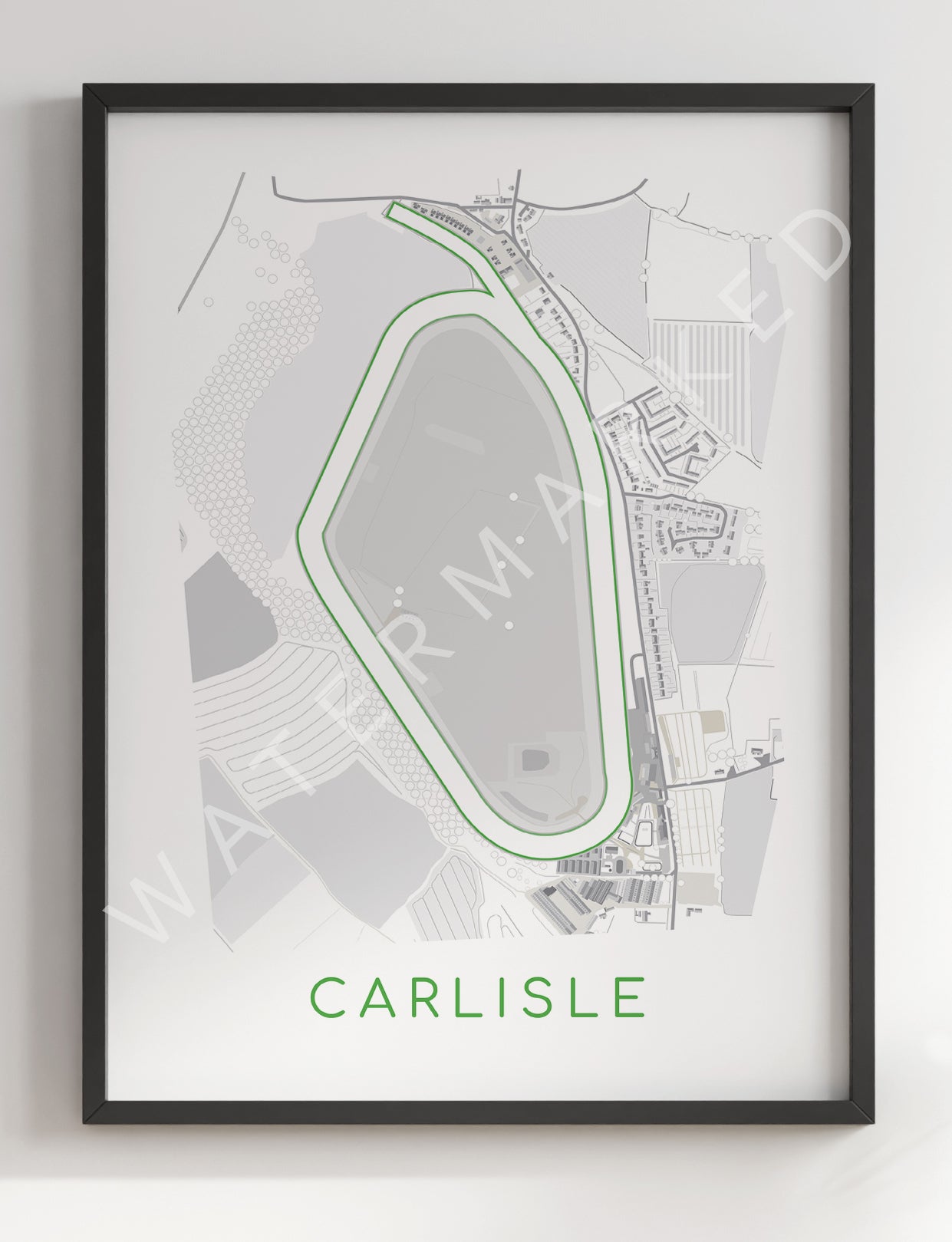 Carlise Racecourse - Digital Abstract Print