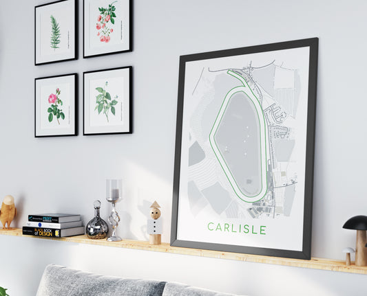 Carlise Racecourse - Digital Abstract Print