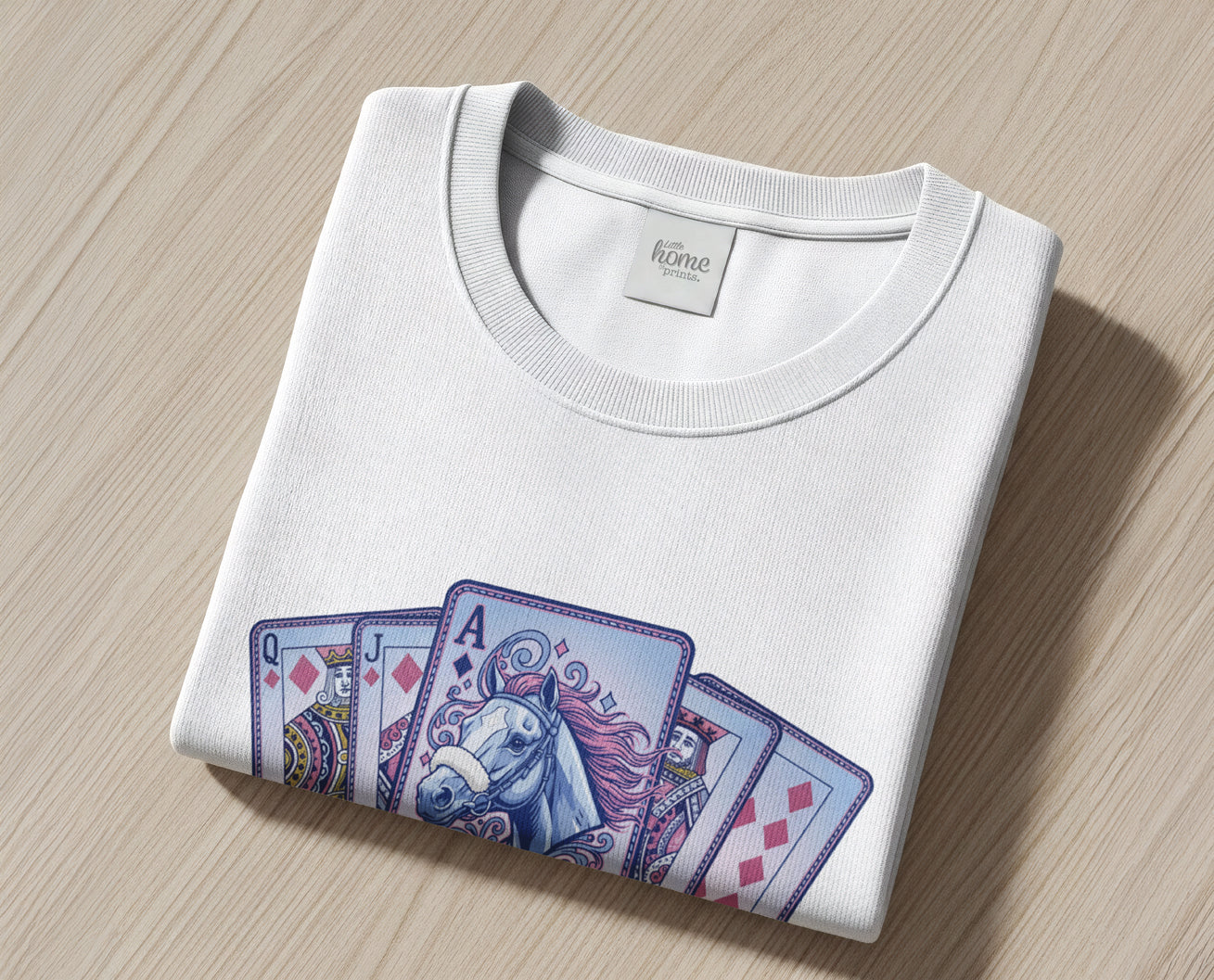 Horse Racing T-Shirt - Cue Card
