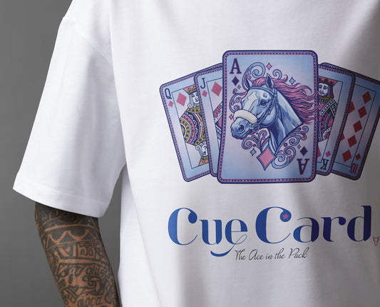 Horse Racing T-Shirt - Cue Card