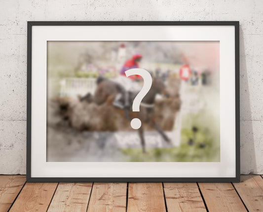 Racehorse Print Customised - Digital Watercolour Art