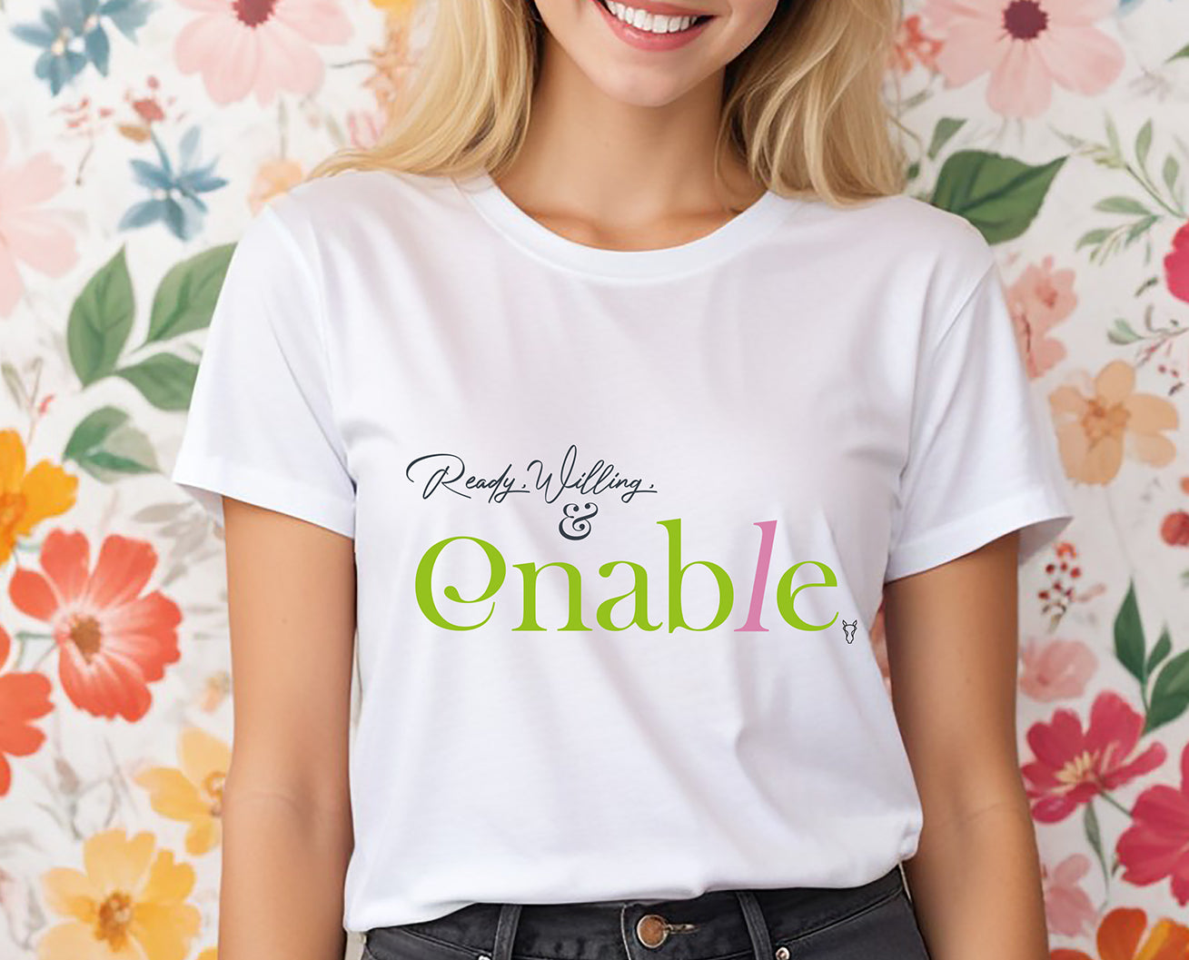 Horse Racing T-Shirt - Ready, Willing, & Enable