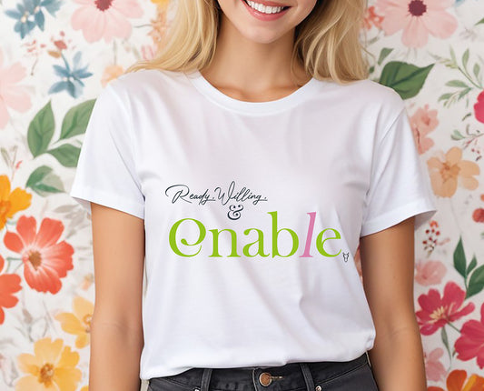 Horse Racing T-Shirt - Ready, Willing, & Enable