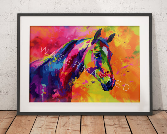 Fortune Favours The Bold Paint - Horse - Digital Art