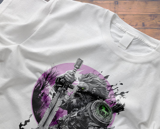 Horse Racing T-Shirt - Gaelic Warrior