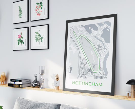 Nottingham Racecourse - Digital Abstract Print