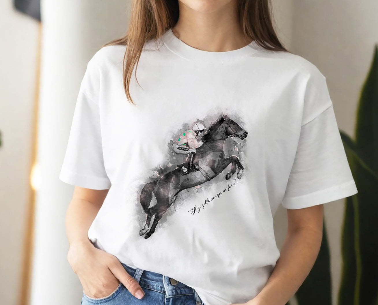 Horse Racing T-Shirt - Vautour Sketch