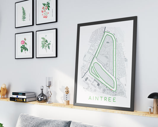 Aintree Racecourse - Digital Abstract Print