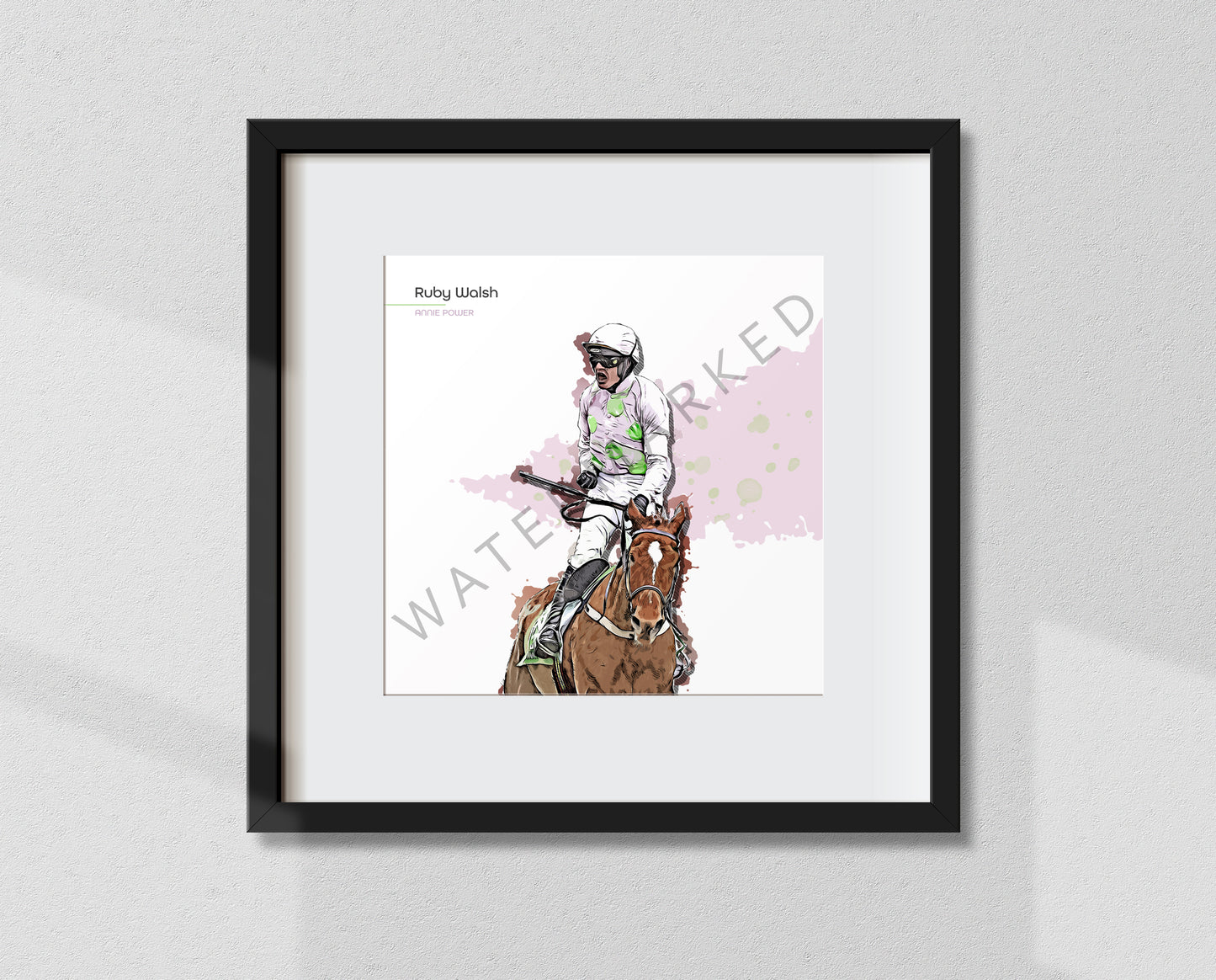 Annie Power - Square Digital Comic Art Print