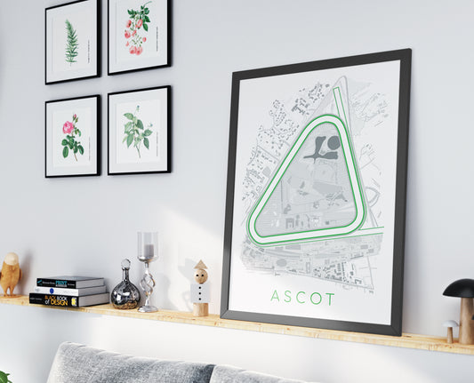 Ascot Racecourse - Digital Abstract Print