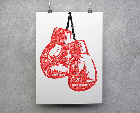 Boxing Wall Art Tribute - Digital Print