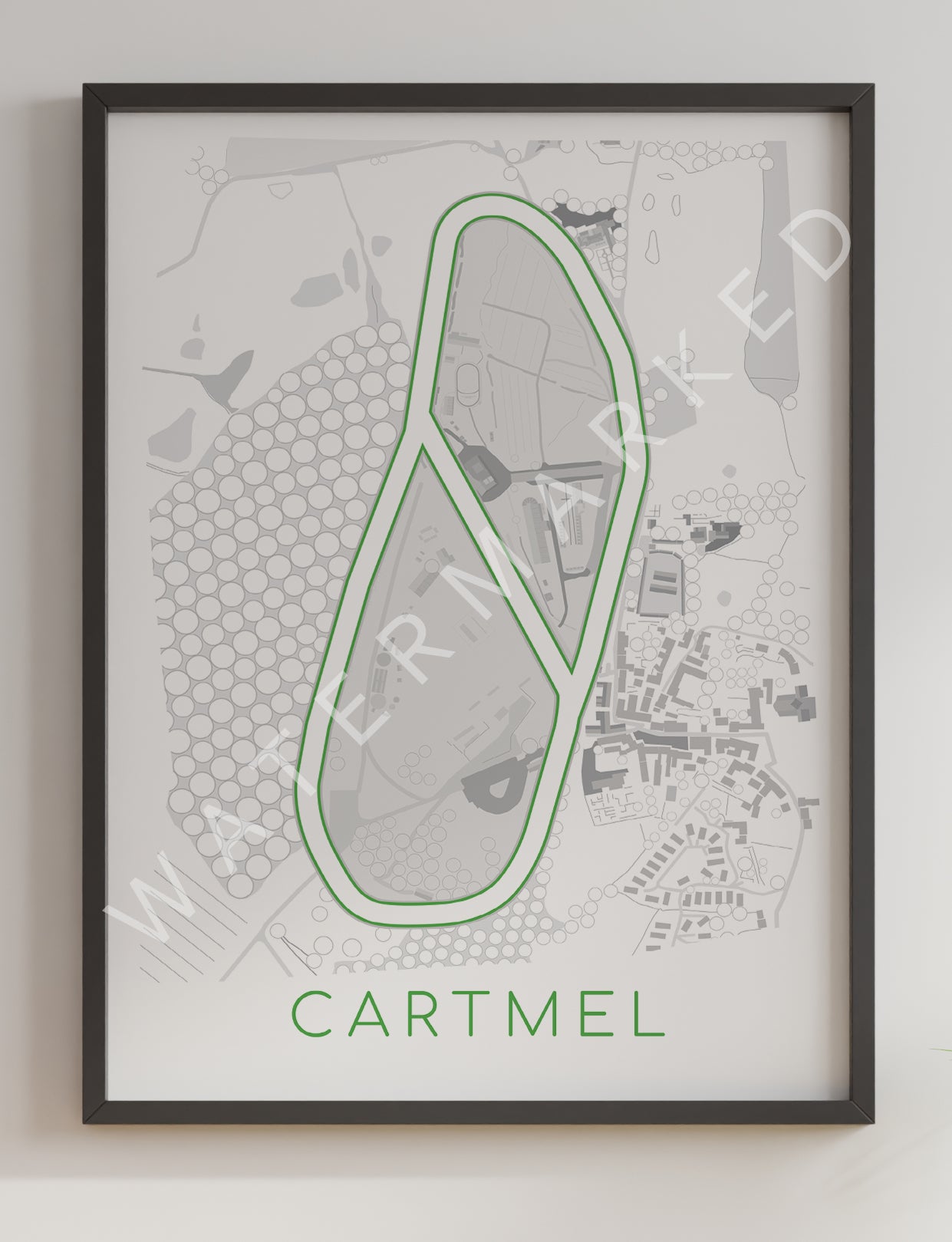 Cartmel Racecourse - Digital Abstract Print