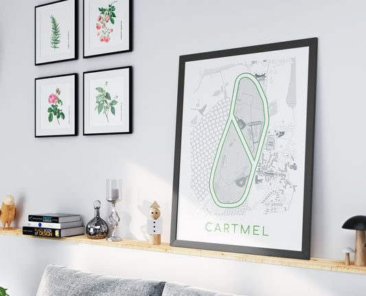 Cartmel Racecourse - Digital Abstract Print