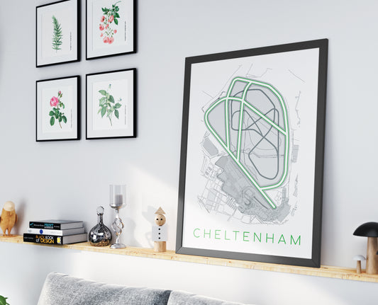 Cheltenham Racecourse - Digital Abstract Print
