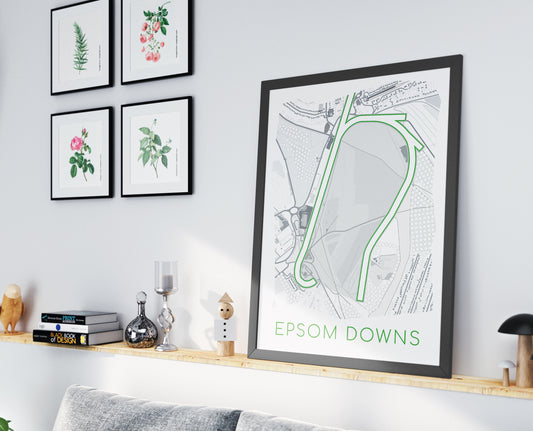 Epsom Downs Racecourse - Digital Abstract Print