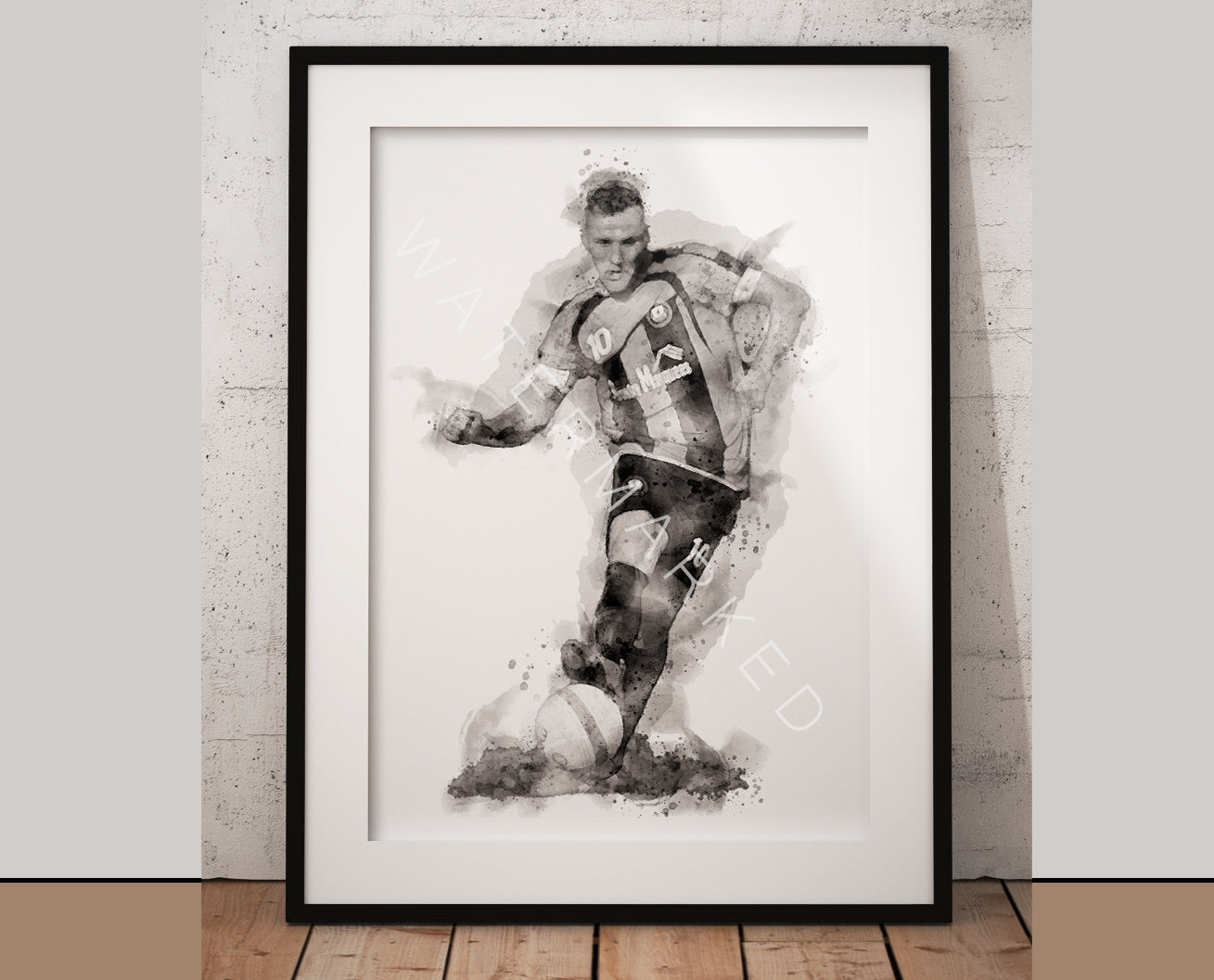 Sports Portrait - Digital Watercolour Print