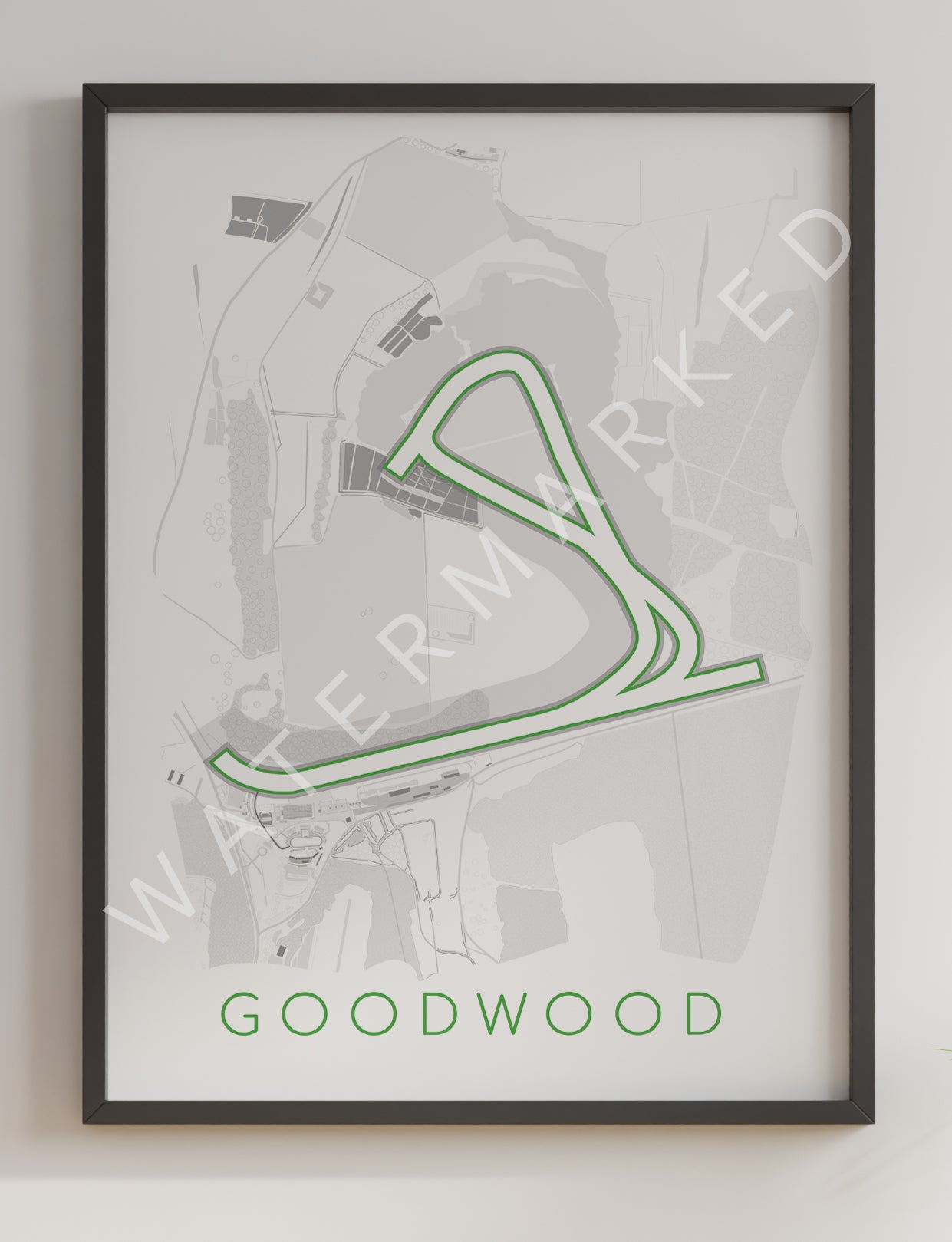 Goodwood Racecourse - Digital Abstract Print