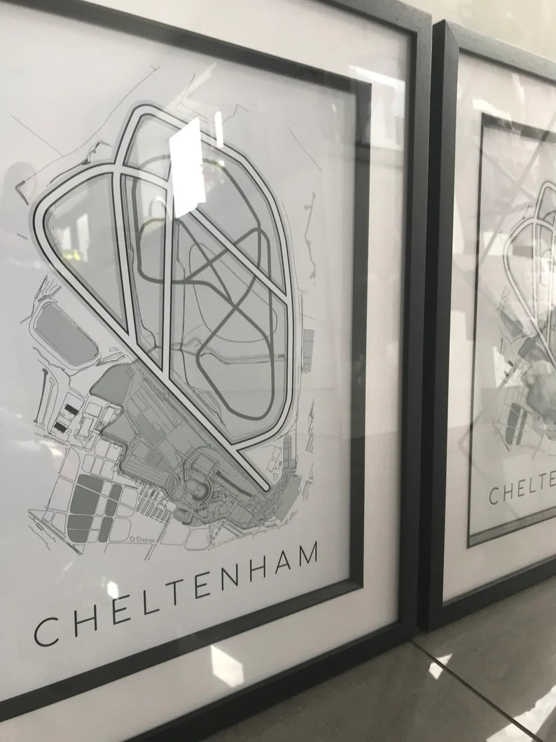 Set of 3 Racecourse - Digital Abstract Prints