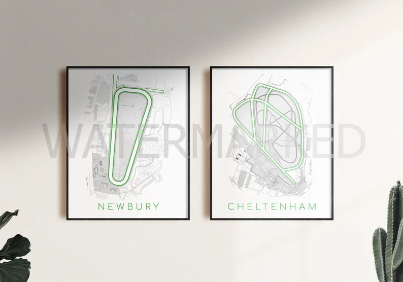 Aintree Racecourse - Digital Abstract Print