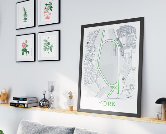 York Racecourse - Digital Abstract Print