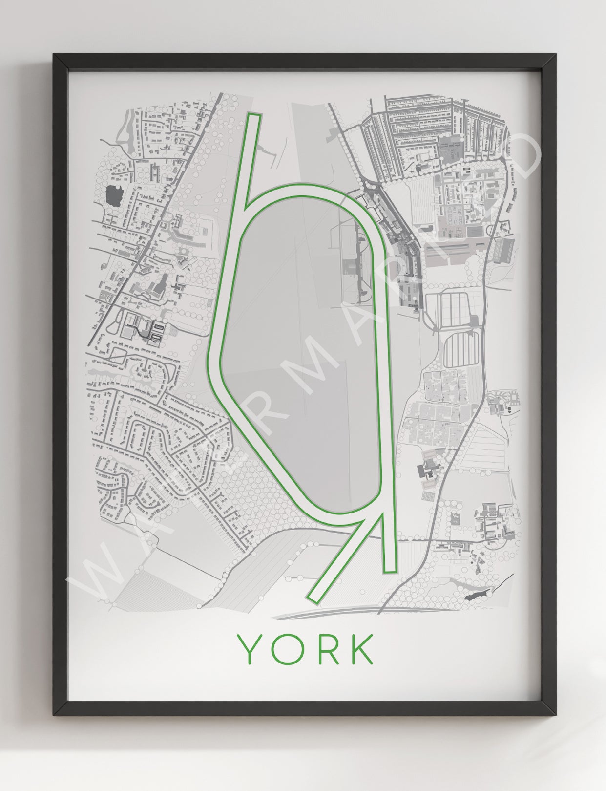 York Racecourse - Digital Abstract Print